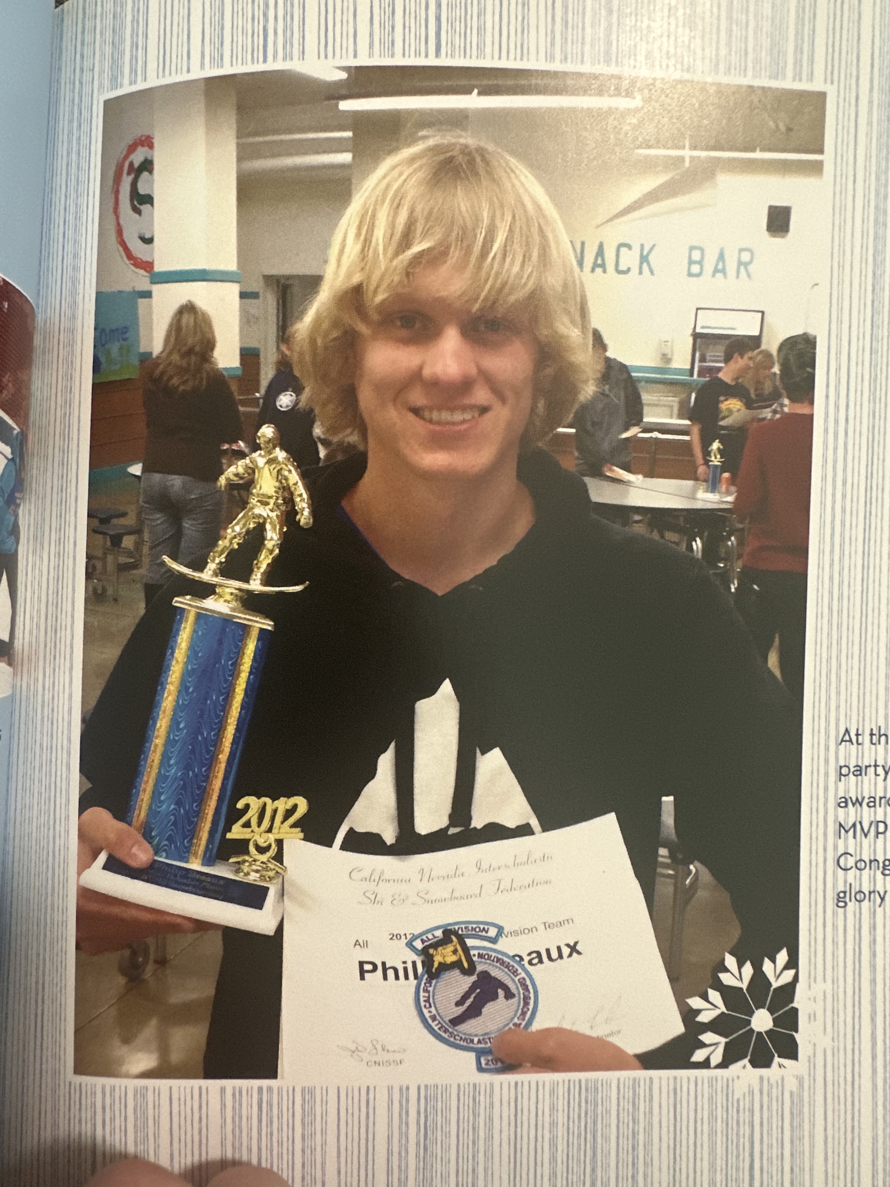 he won something